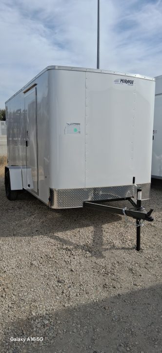 New 2027 Mirage Trailers 6X12 EXPO CARGO FLAT TOP ROUND FRONT 3K