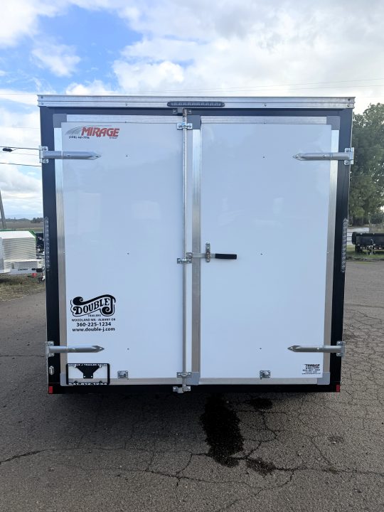 Used 2022 Mirage Trailers 7X12 Enclosed Cargo / Enclosed Trailer w/ 110 outlet & LED lights