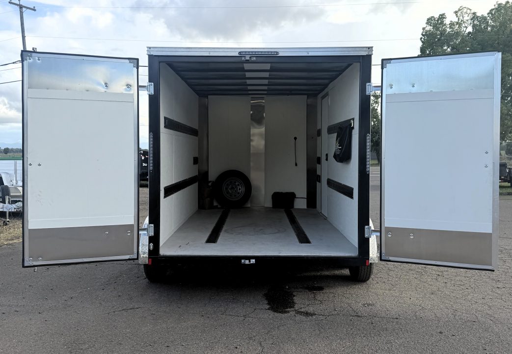 Used 2022 Mirage Trailers 7X12 Enclosed Cargo / Enclosed Trailer w/ 110 outlet & LED lights