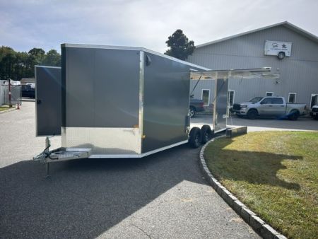 New 2027 ALCOM 8.5X20V nose Car / Racing Trailer
