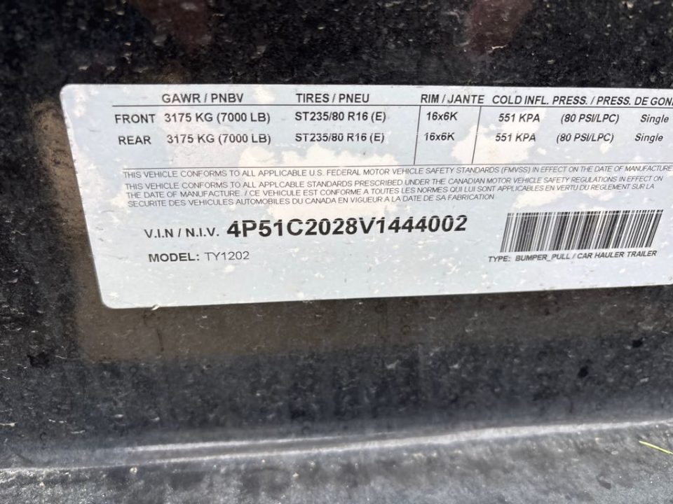 New 2027 PJ Trailers TY1J2072BTTK Utility Trailer