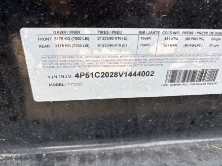 New 2027 PJ Trailers TY1J2072BTTK Utility Trailer