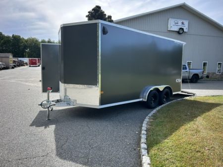 New 2027 ALCOM 7.5X16 Aluminum Frame Cargo / Enclosed Trailer