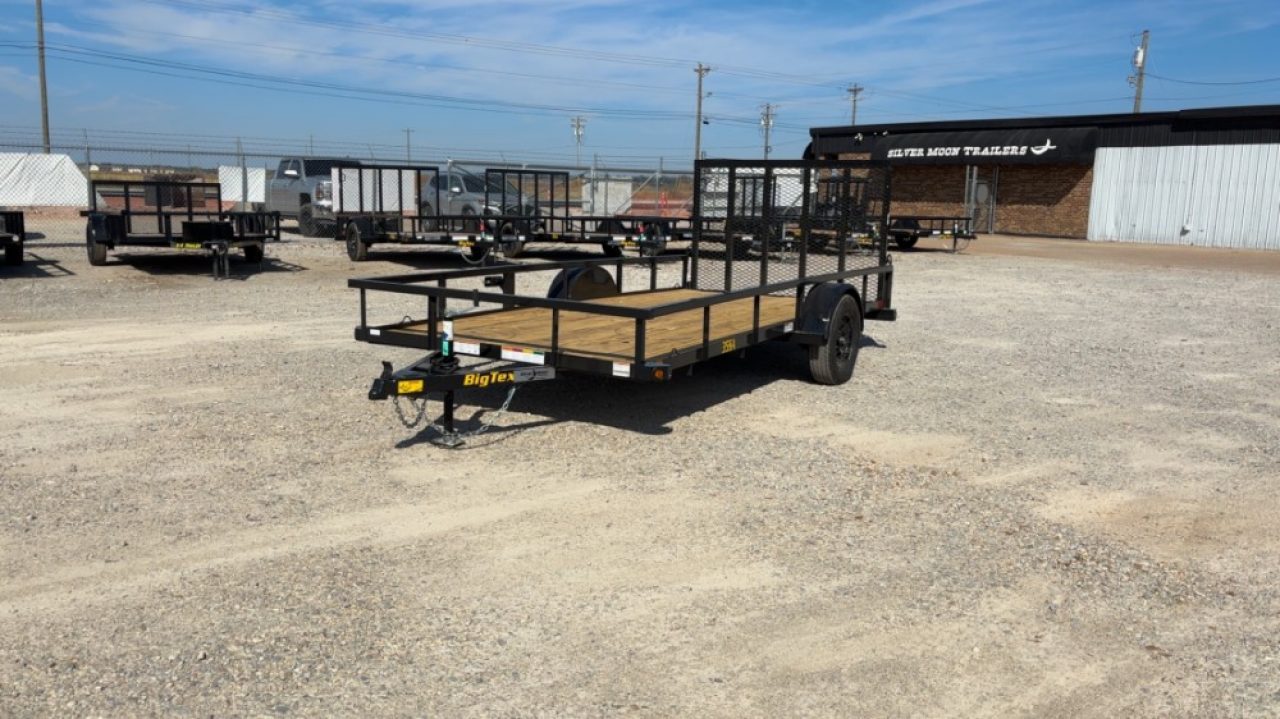 New Big Tex 35SA-14 77x14 Single Axle Utility Trailer (3K)