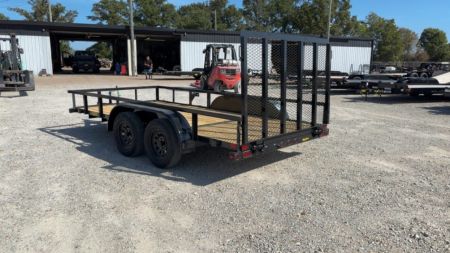 New Big Tex 60PI-14 77x14 Pipe Top Utility Trailer (6K)