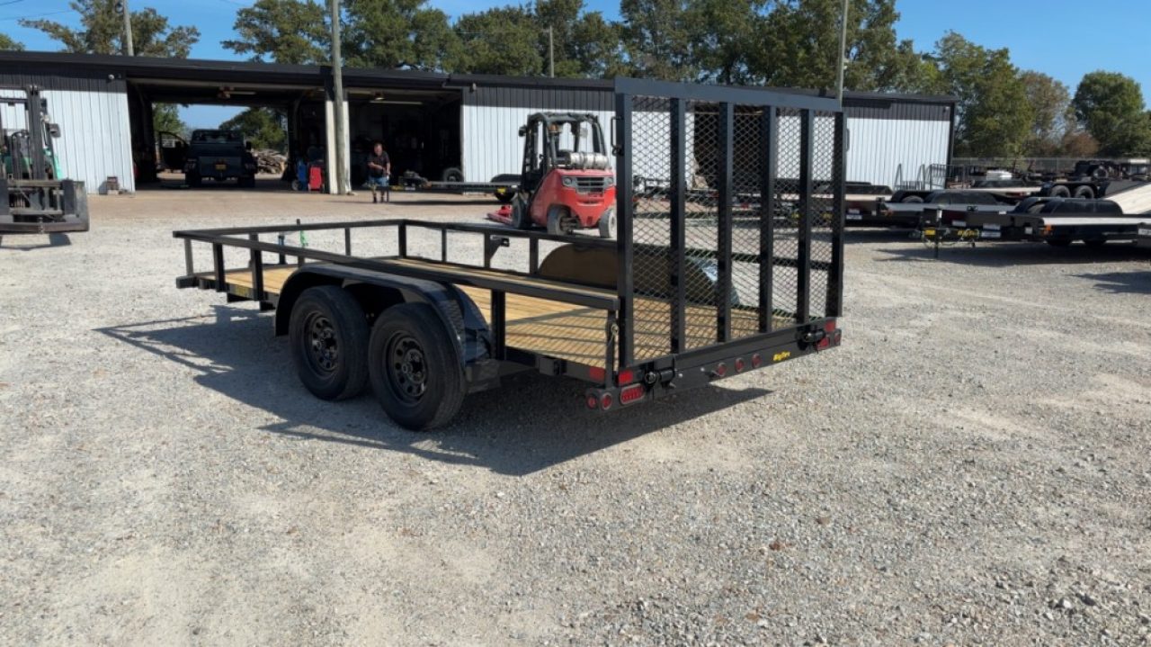 New Big Tex 60PI-14 77x14 Pipe Top Utility Trailer (6K)