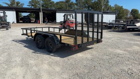 New Big Tex 60PI-14 77x14 Pipe Top Utility Trailer (6K)