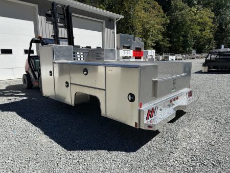 New Martin Truck Bodies Aluminum HFSB Service Body DRW 84  CA Cab and Chassis Tall Front Compartment Diamond Tread Service Bodies