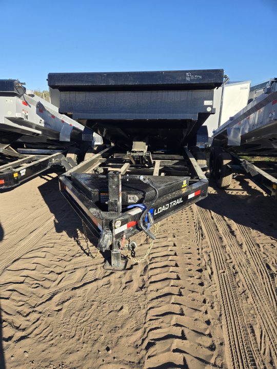 New 2026 Load Trail 83 X 14 ECON DUMP 18IN SIDES GRAY Dump Trailer