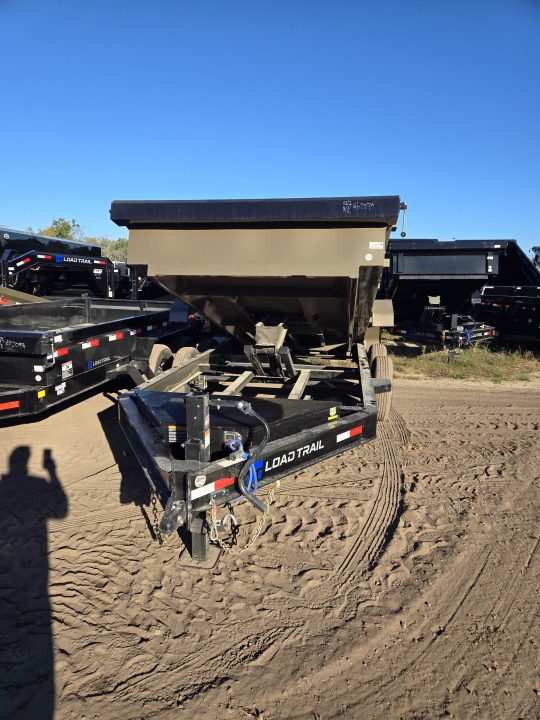 New 2026 Load Trail 83 X 14 ECON DUMP 18IN SIDES GRAY Dump Trailer