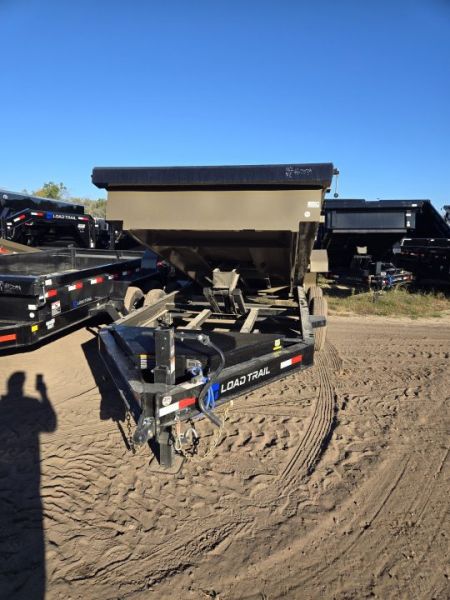 New 2026 Load Trail 83 X 14 ECON DUMP 18IN SIDES GRAY Dump Trailer