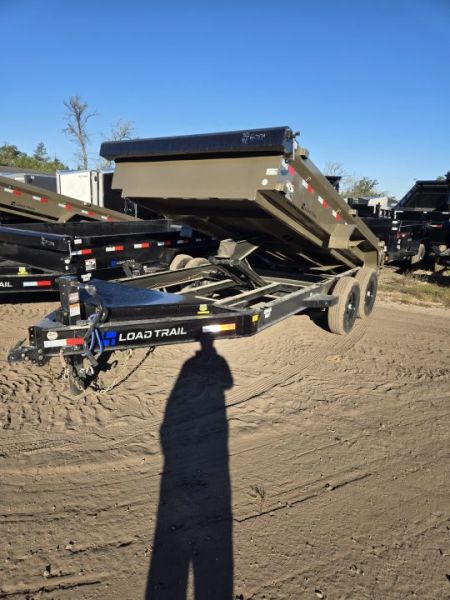 New 2026 Load Trail 83 X 14 ECON DUMP 18IN SIDES GRAY Dump Trailer