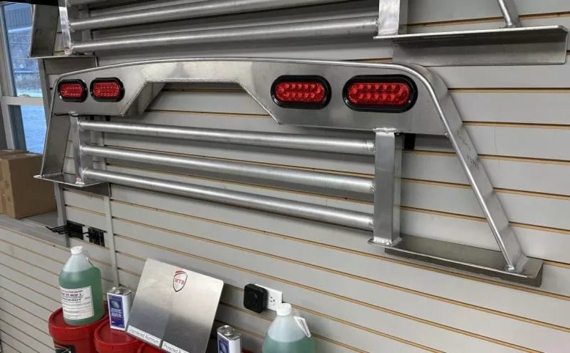 New Martin Truck Bodies Lighted Headache Rack 24+ Ford - Cargo Camera Racks