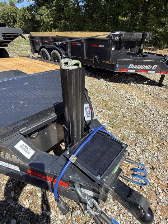 New 2027 Diamond C HXD 210 24’ Tilt Trailer, 23K GVWR, HYD JACK, ABS BRAKES, POWER TILT, LITHIUM BATTERY, DRIVER OVER FENDERS