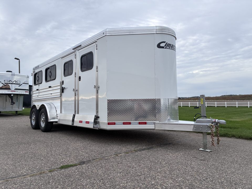 New 2027 Cimarron Trailers 6 Pen Showstar LX Stock Bumper Pull Pen Trailer
