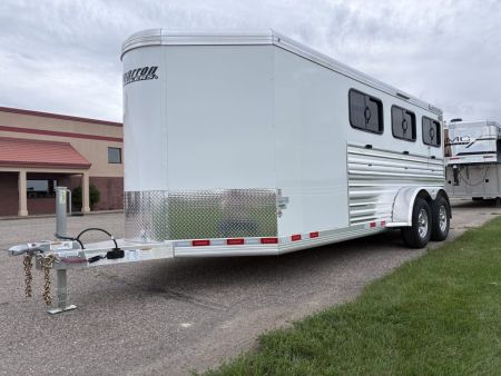 New 2027 Cimarron Trailers 6 Pen Showstar LX Stock Bumper Pull Pen Trailer