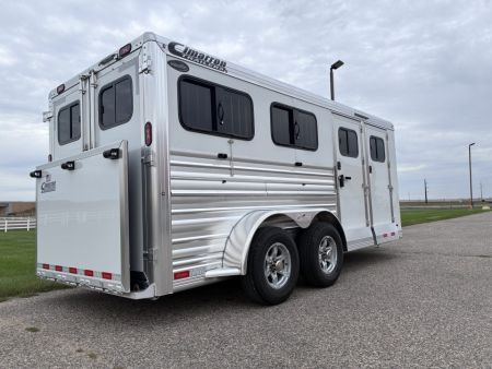 New 2027 Cimarron Trailers 6 Pen Showstar LX Stock Bumper Pull Pen Trailer