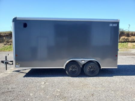 New 2027 Car Mate Trailers Custom Cargo Enclosed Trailer / 7000 GVWR / 7'x16' / Rear Ramp Door