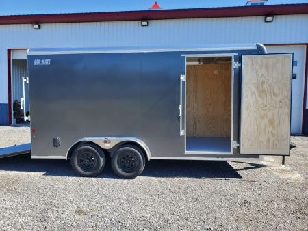 New 2027 Car Mate Trailers Custom Cargo Enclosed Trailer / 7000 GVWR / 7'x16' / Rear Ramp Door
