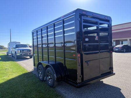 New 2027 S&S Manufacturing 6' x 7' x 16" Bumper Pull Stock / Stock Combo Trailer