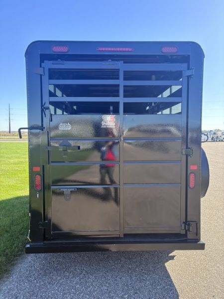 New 2027 S&S Manufacturing 6' x 7' x 16" Bumper Pull Stock / Stock Combo Trailer