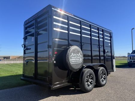 New 2027 S&S Manufacturing 6' x 7' x 16" Bumper Pull Stock / Stock Combo Trailer