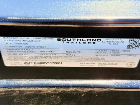 New 2027 Southland Trailers 7-14 Car Hauler 7K GVWR