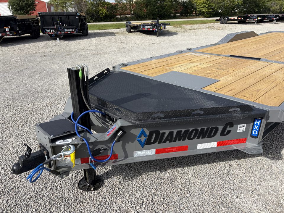 New 2027 Diamond C Trailers HXD208L24X102 (102" X 24') 18K Partial Tilt Equipment Trailer