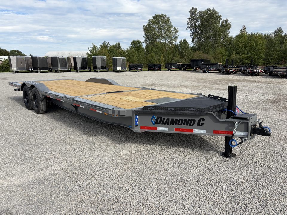New 2027 Diamond C Trailers HXD208L24X102 (102" X 24') 18K Partial Tilt Equipment Trailer