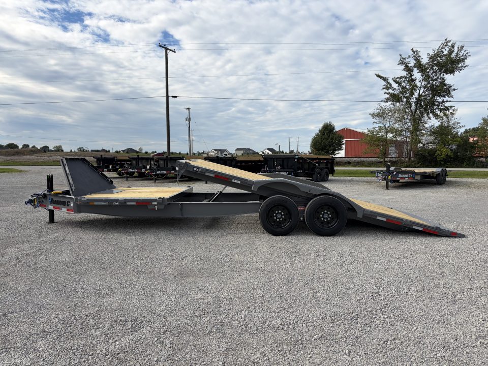 New 2027 Diamond C Trailers HXD208L24X102 (102" X 24') 18K Partial Tilt Equipment Trailer