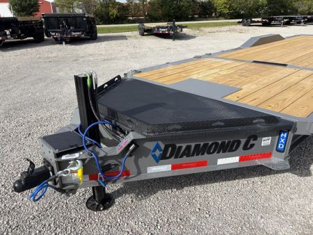New 2027 Diamond C Trailers HXD208L24X102 (102" X 24') 18K Partial Tilt Equipment Trailer