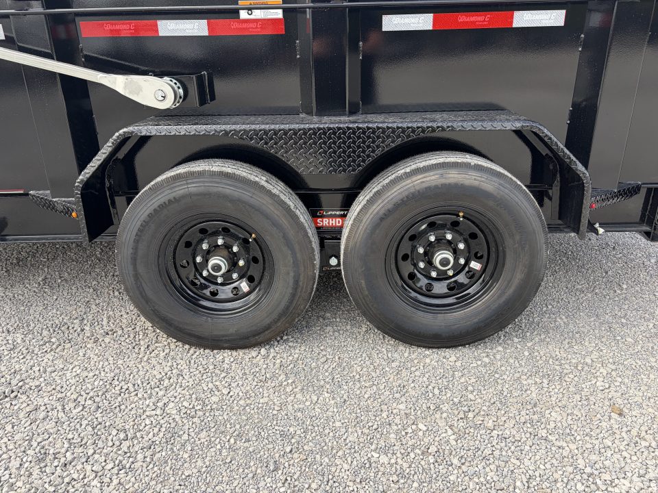 New 2027 Diamond C Trailers LPT207L14X82 (82" X 14') 15.5K Telescopic Dump Trailer 32" Sides