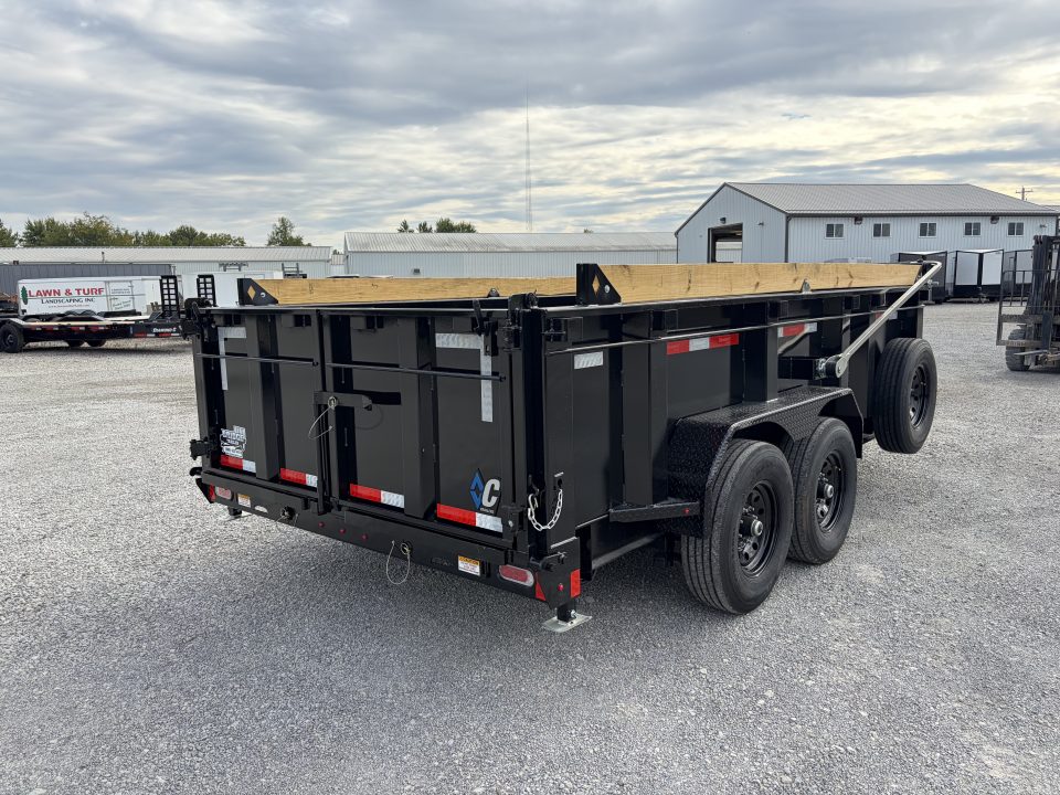 New 2027 Diamond C Trailers LPT207L14X82 (82" X 14') 15.5K Telescopic Dump Trailer 32" Sides
