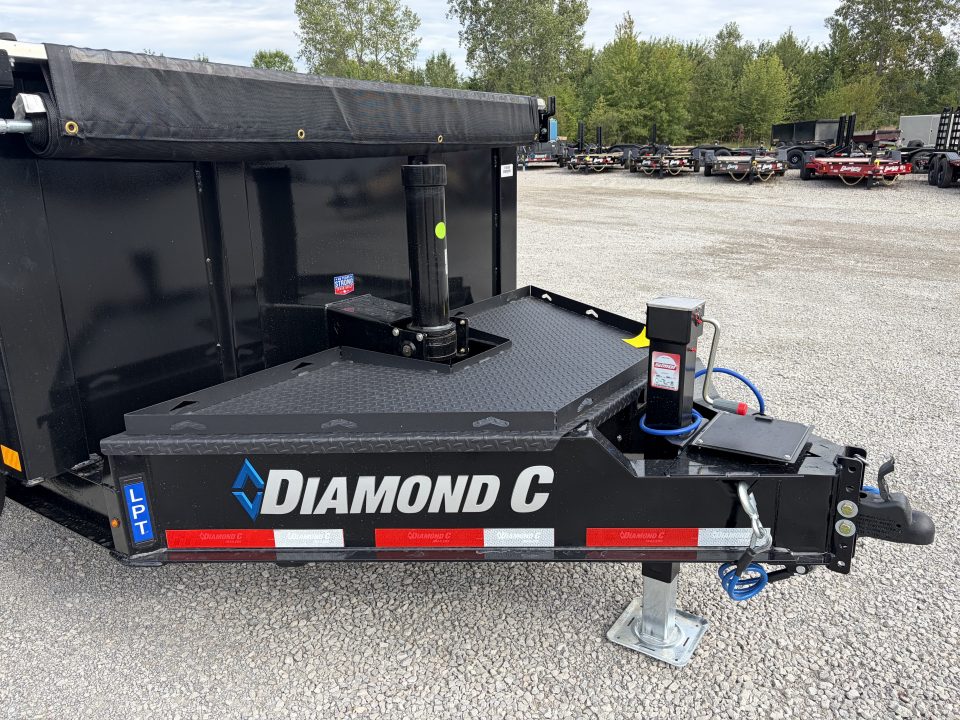 New 2027 Diamond C Trailers LPT207L14X82 (82" X 14') 15.5K Telescopic Dump Trailer 32" Sides