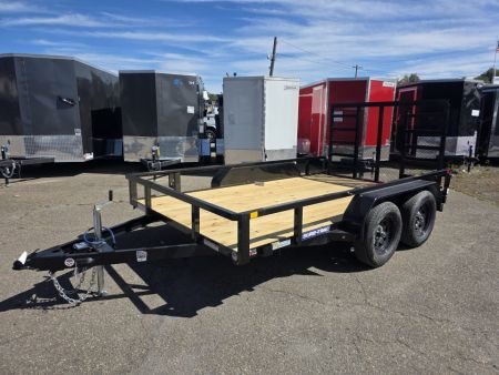 New 2027 Sure-Trac 7X12 7K - TUBE TOP Utility Trailer