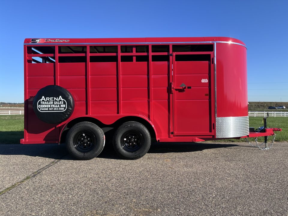 New 2027 S&S Manufacturing 6' x 6'6" x 16' Stock / Stock Combo Trailer
