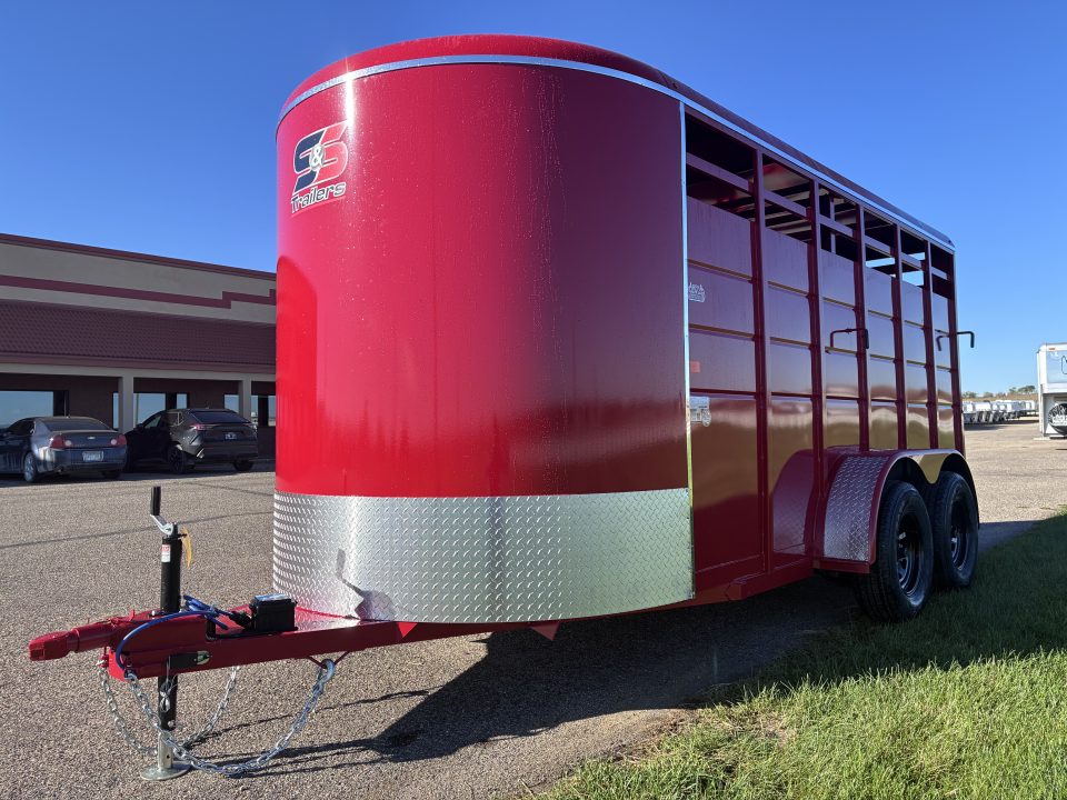 New 2027 S&S Manufacturing 6' x 6'6" x 16' Stock / Stock Combo Trailer