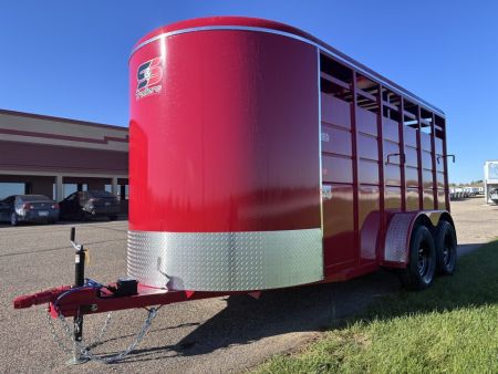 New 2027 S&S Manufacturing 6' x 6'6" x 16' Stock / Stock Combo Trailer