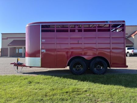 New 2027 S&S Manufacturing 6' x 6'6" x 16' Stock / Stock Combo Trailer