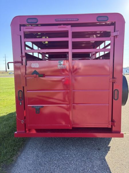 New 2027 S&S Manufacturing 6' x 6'6" x 16' Stock / Stock Combo Trailer