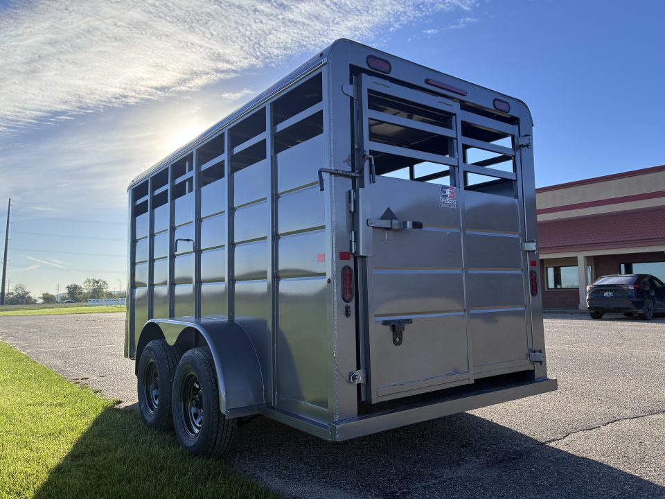 New 2027 S&S Manufacturing 6' x 6'6" x 16' Stock / Stock Combo Trailer
