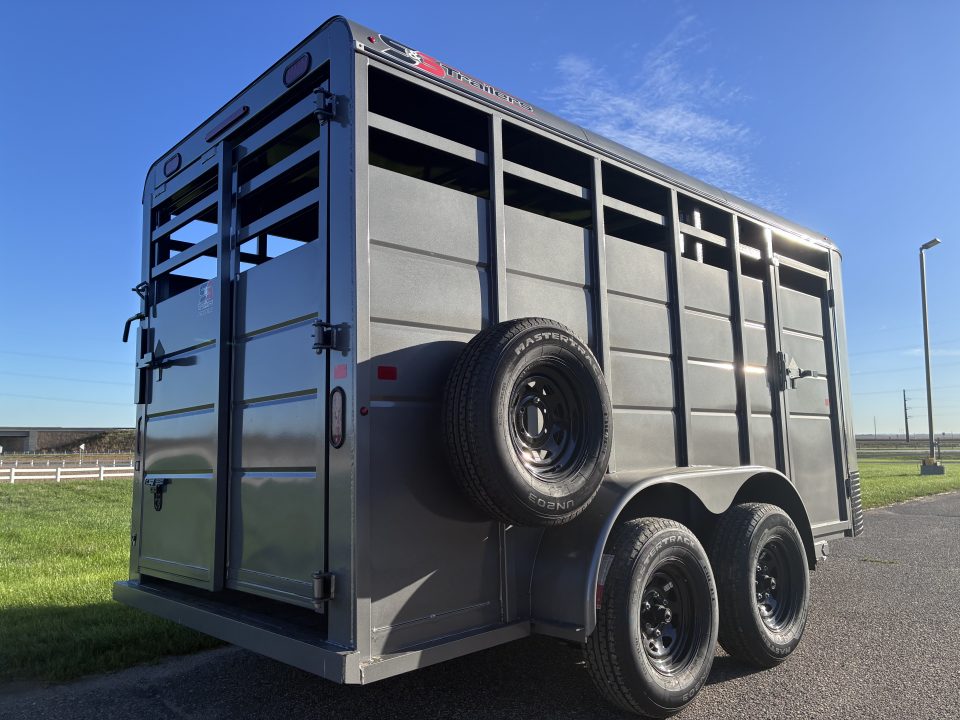 New 2027 S&S Manufacturing 6' x 6'6" x 16' Stock / Stock Combo Trailer