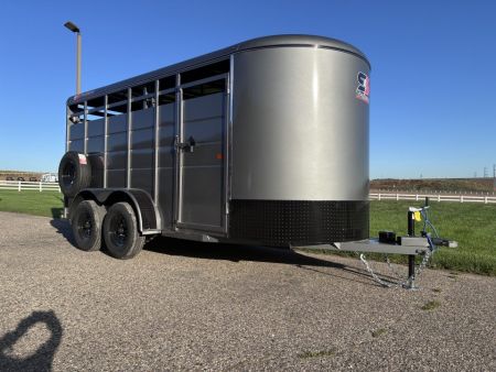 New 2027 S&S Manufacturing 6' x 6'6" x 16' Stock / Stock Combo Trailer