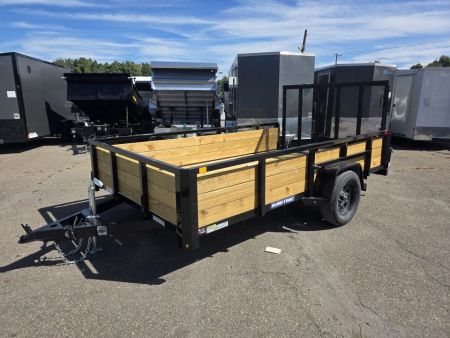 New 2027 Sure-Trac 7X12 - 3 BOARD HIGH SIDES Utility Trailer