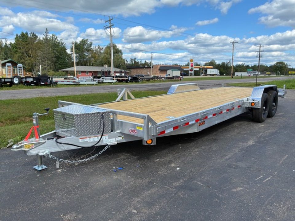 New 2027 Quality Aluminum 83" x 24' 10k Car Hauler