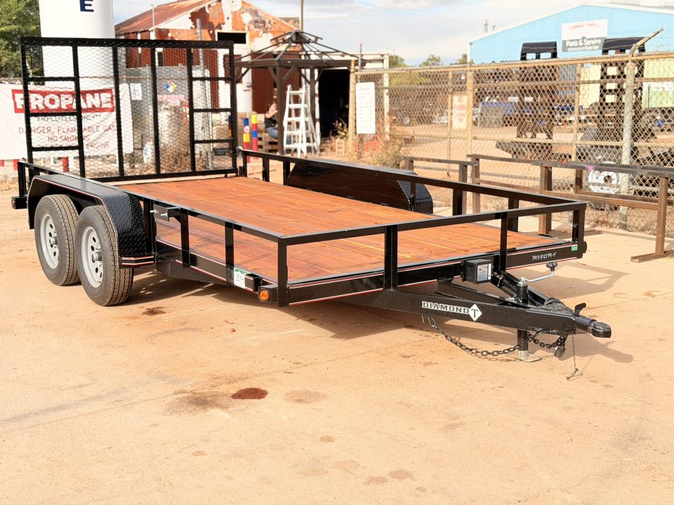 New 2027 Diamond T 7-14 Tandem Axle Ramp Gate Utility 7K GVWR