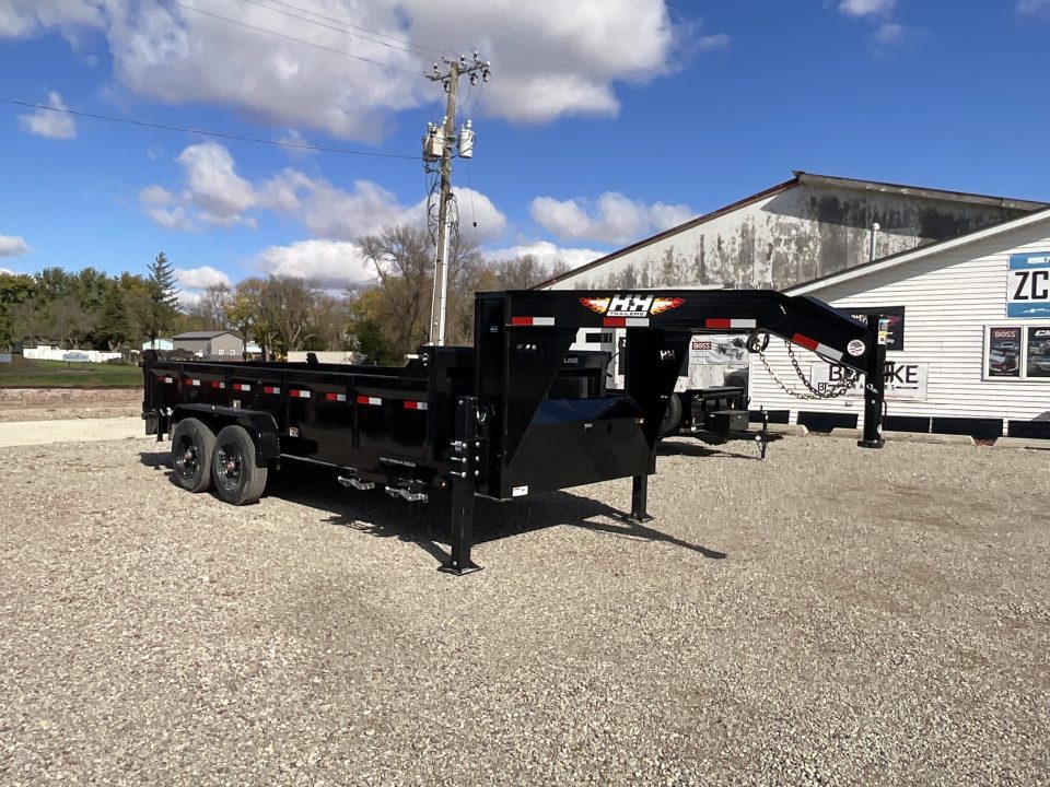 New 2027 H&H Trailers H-BTL16-176G Dump Trailer