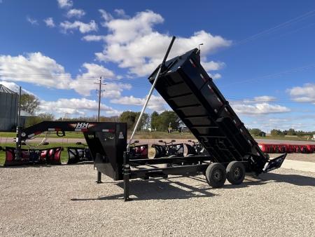New 2027 H&H Trailers H-BTL16-176G Dump Trailer