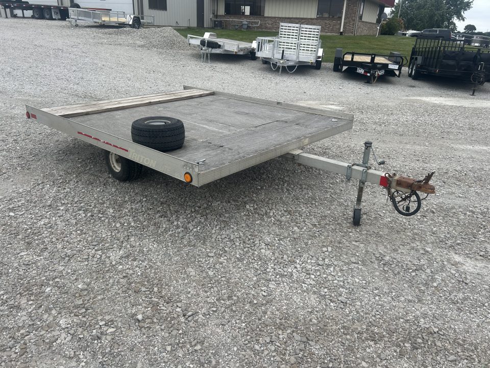 Used 1995 Triton Trailers 10' Snowmobile Trailer