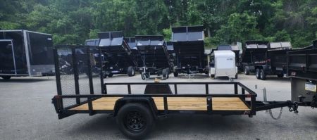 New 6 x 12 Sure-Trac Tube Top Utility Trailer 3k